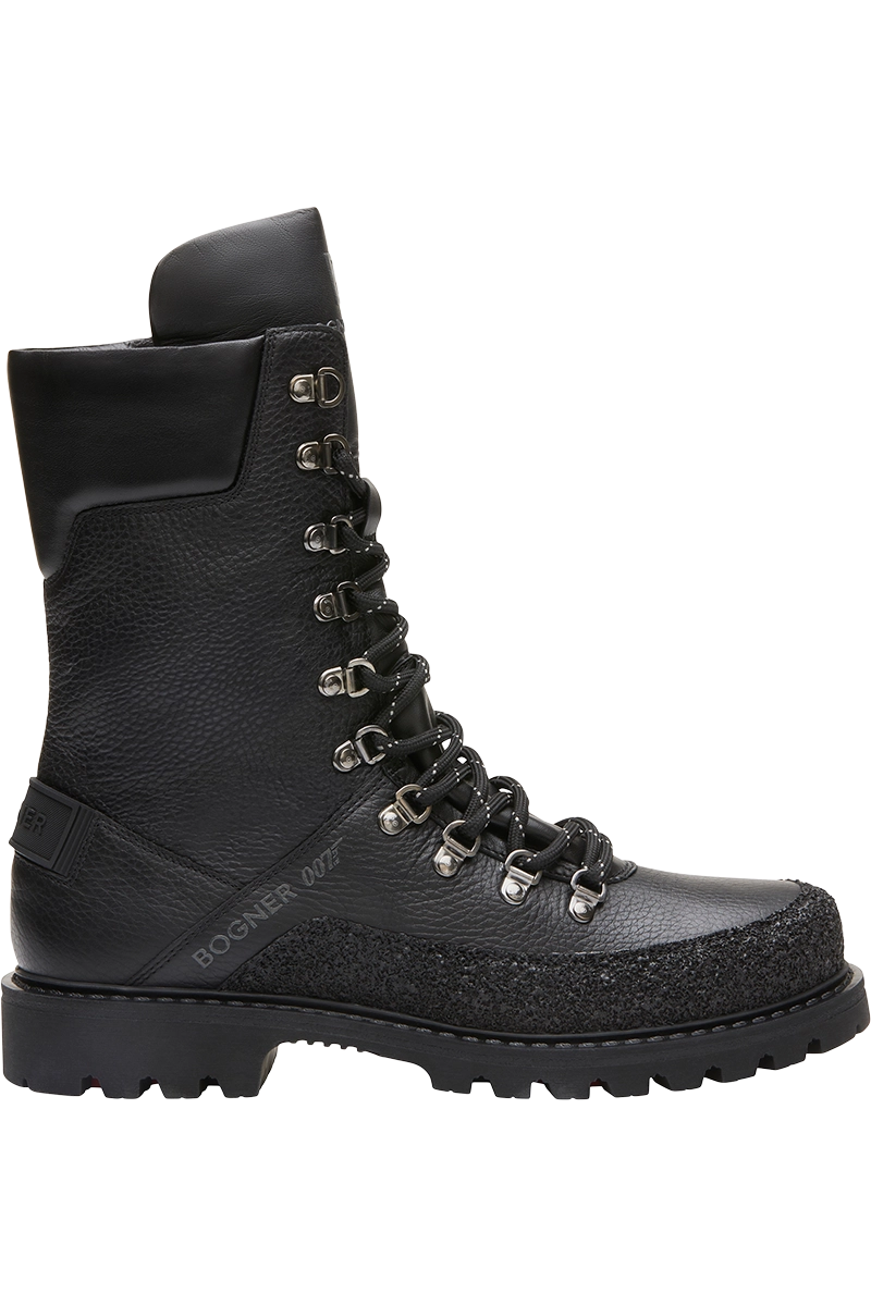 Men's Flexible Sole Shoes Helsinki James Bond 007 Leather Spike Boots