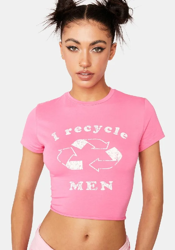 Women's Seasonal Fashion Trends Reuse Men Graphic Tee