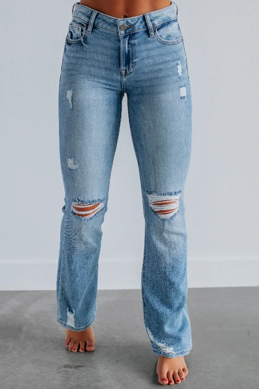 Women's Stylish Vacation Attire Ryan Hidden Jeans