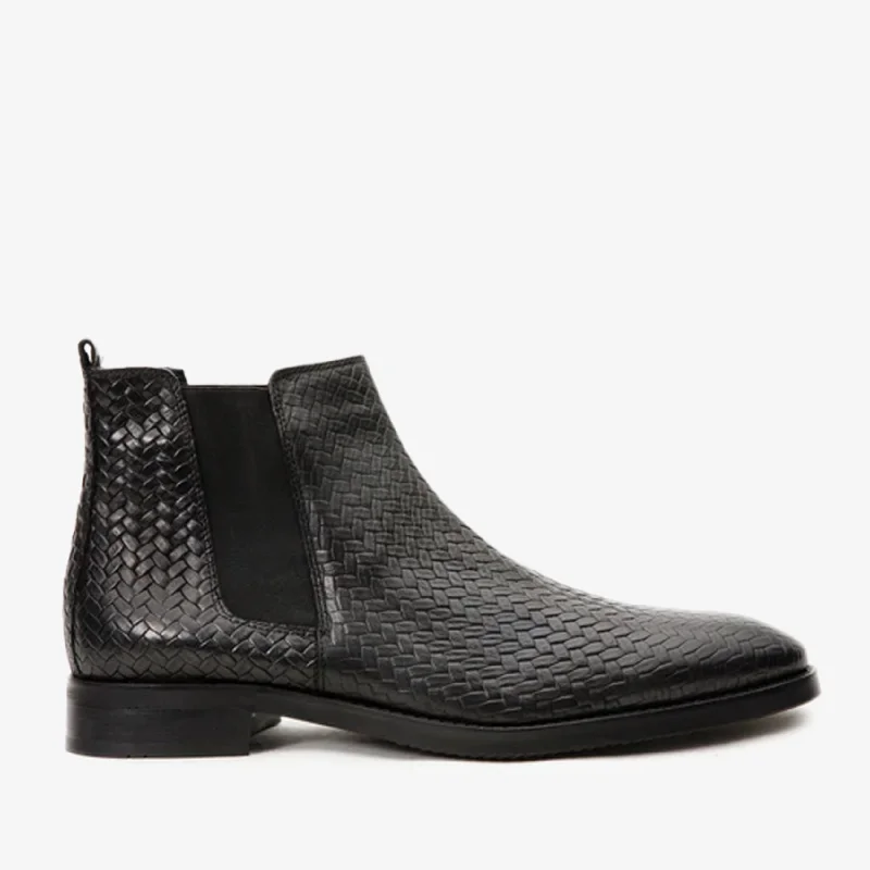 Men's Elegant Shoes The Oslo Black Leather Chelsea Men Boot