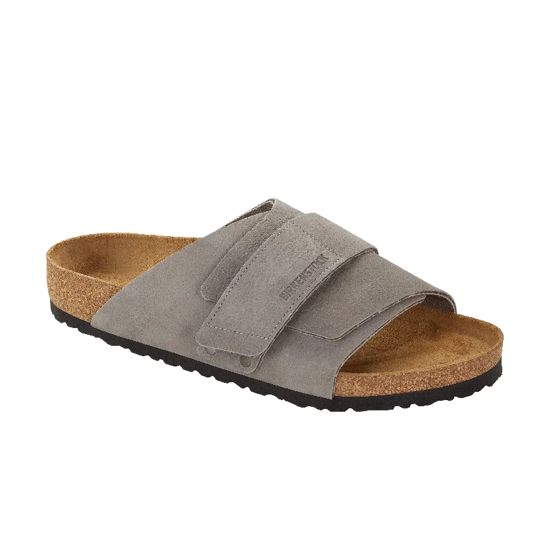 High-Quality Shoes Kyoto Desert Buck Whale Grey Nubuck Leather