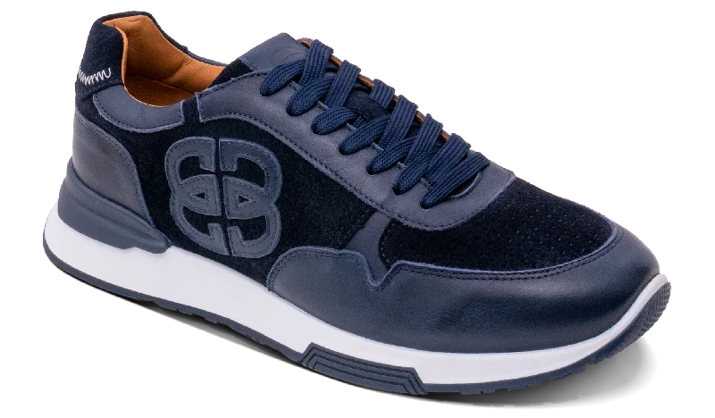 Men's Casual Shoes Boston - Navy Combi