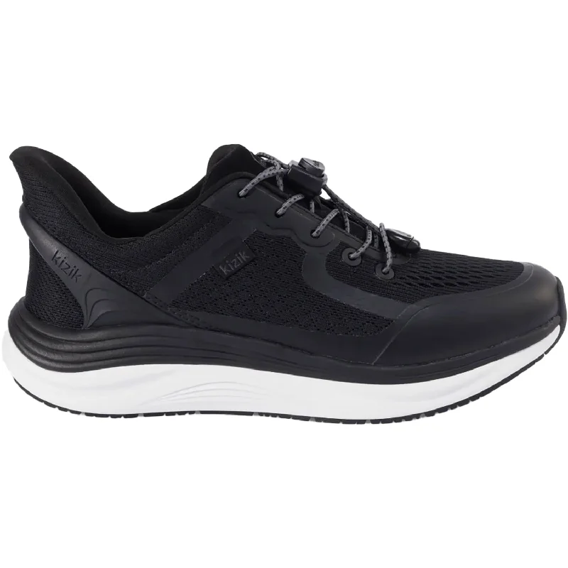 Men's Trendy Shoes Men's Kizik London Black Mesh