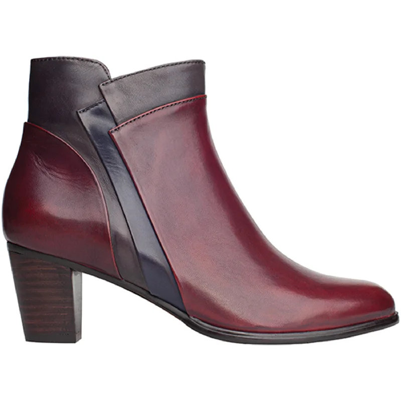 Men's Casual Shoes Women's Regarde Le Ciel Sonia-137 Sangria/Melanzana Glove Leather