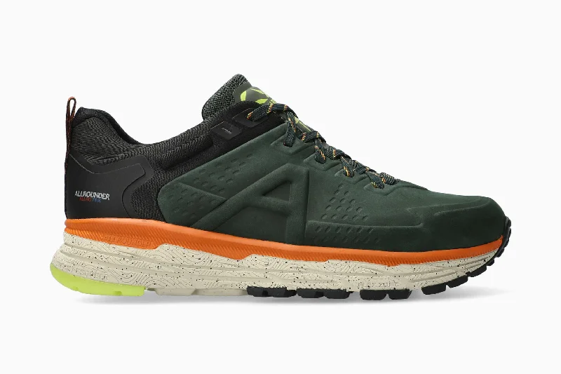 Men's Flexible Sole Shoes Alando-Tex - Dark Green