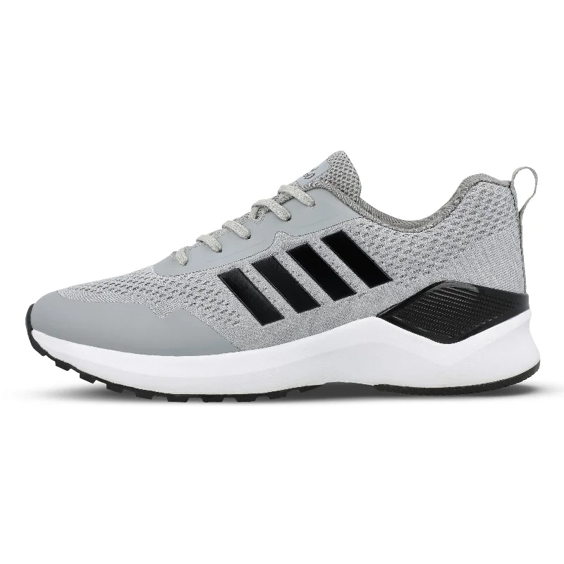Sleek And Modern Shoes Men's Lace-up Sports Shoe - WS9089 Grey