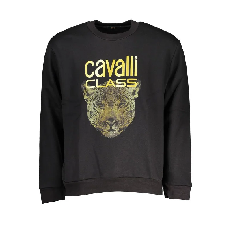 Women's Evening Attire Cavalli Class Chic Fleece Crew Neck Sweatshirt in Women's