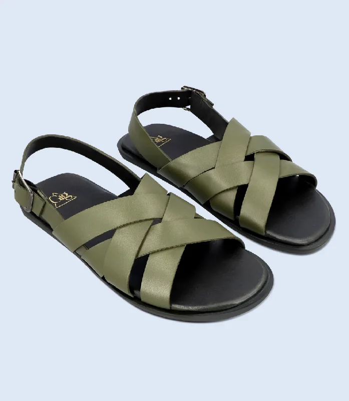 Elegant Shoes For Formal Events BM5590-OLIVE-Men Sandal
