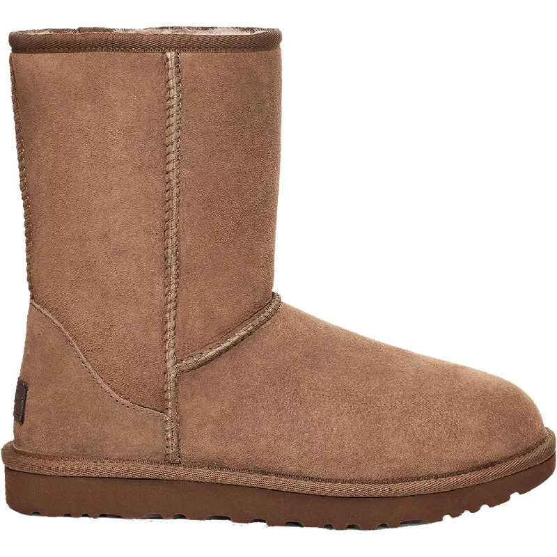 Men's Elegant Boots Women's UGG Classic Short II Hickory Sheepskin