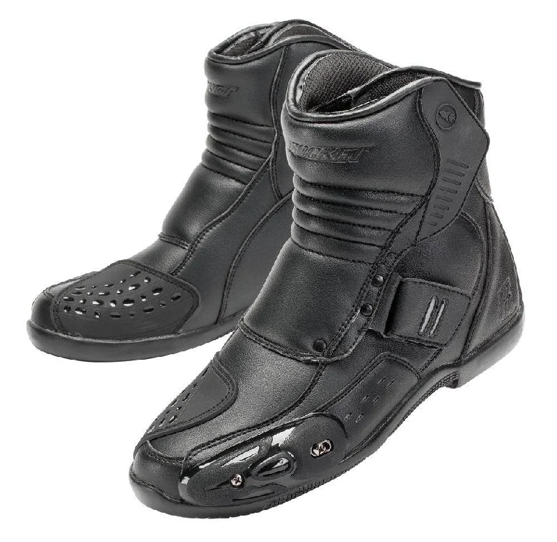 Men's Handcrafted Shoes Joe Rocket Men's RAZOR Black Leather Boots