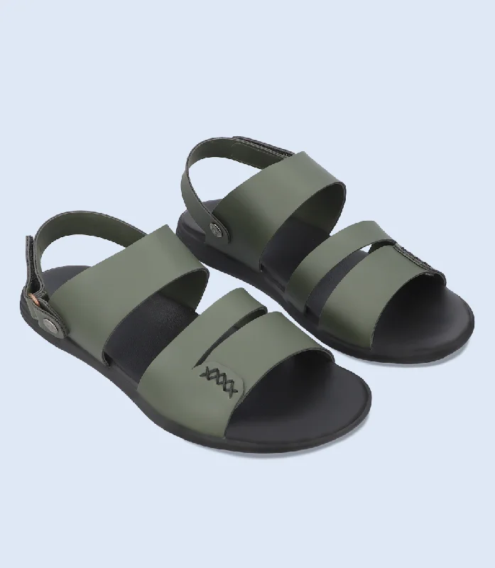 Men's Cozy Boots BM5621-OLIVE-Men Casual Sandal