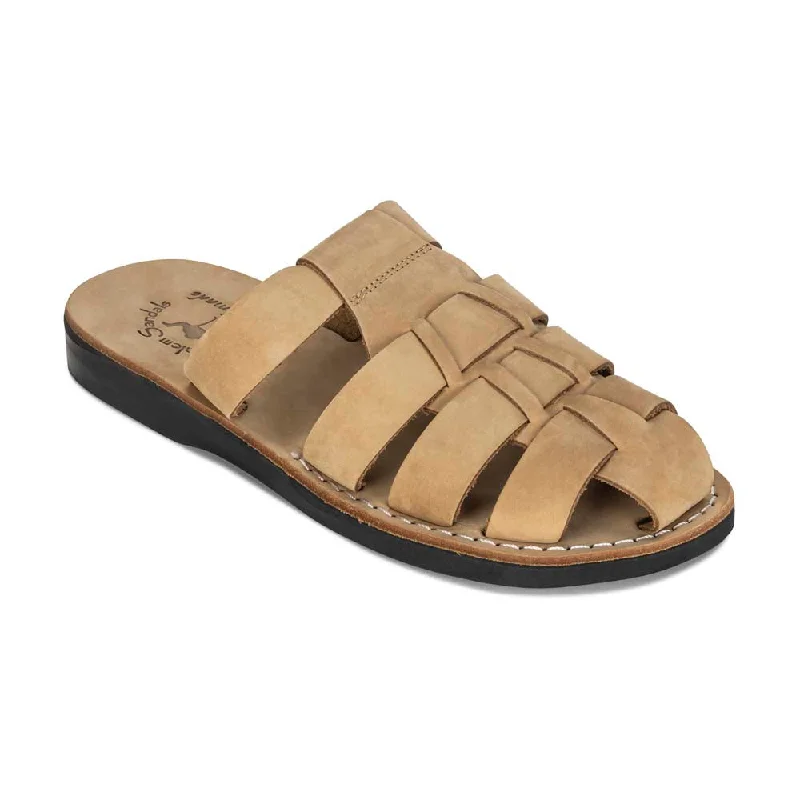 Limited Stock On Premium Leather Shoes Michael Slide - Leather Pacific Slide Sandal | Yellow Nubuck