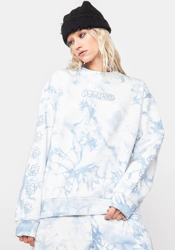 Affordable Online Boutique Peace & Petals Tie Dye Sweatshirt