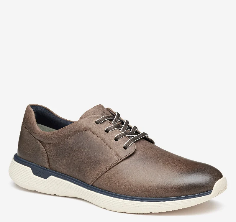Men's Trendy Shoes Johnston & Murphy XC4 Prentiss 2.0 Plain Toe Stone WP Men's