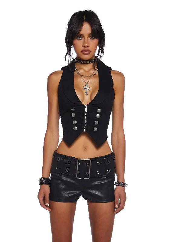 Everyday Women's Fashion Trends Disturbing The Peace Cropped Vest