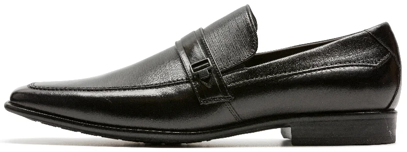 Men's Trendy Shoes Alfredo Men's Black Rubber Sole 15341