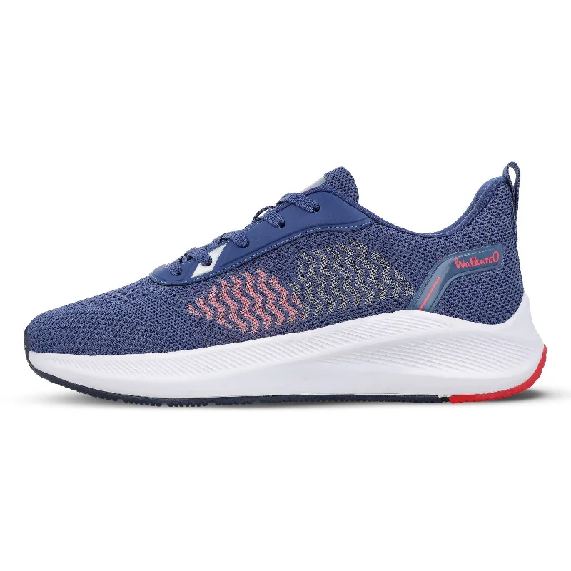 Men's Waterproof Boots Walkaroo Running Shoes for Men - WS9091 Blue