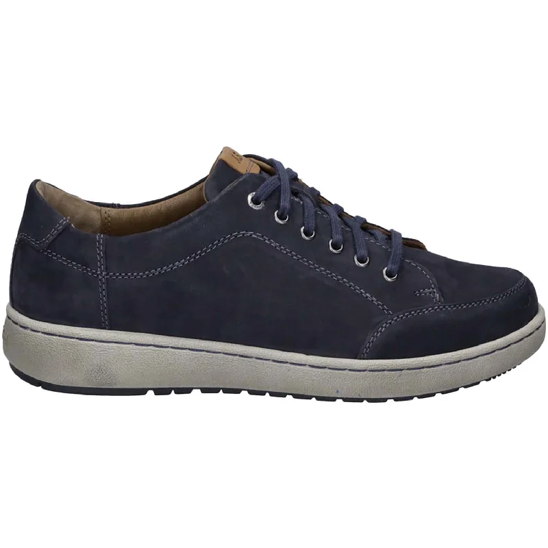 Men's Fashionable Shoes Men's Josef Seibel David 03 Indigo Nubuck