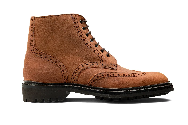 Men's Shock-Absorbing Boots Butcher 2 - Brown Waxy