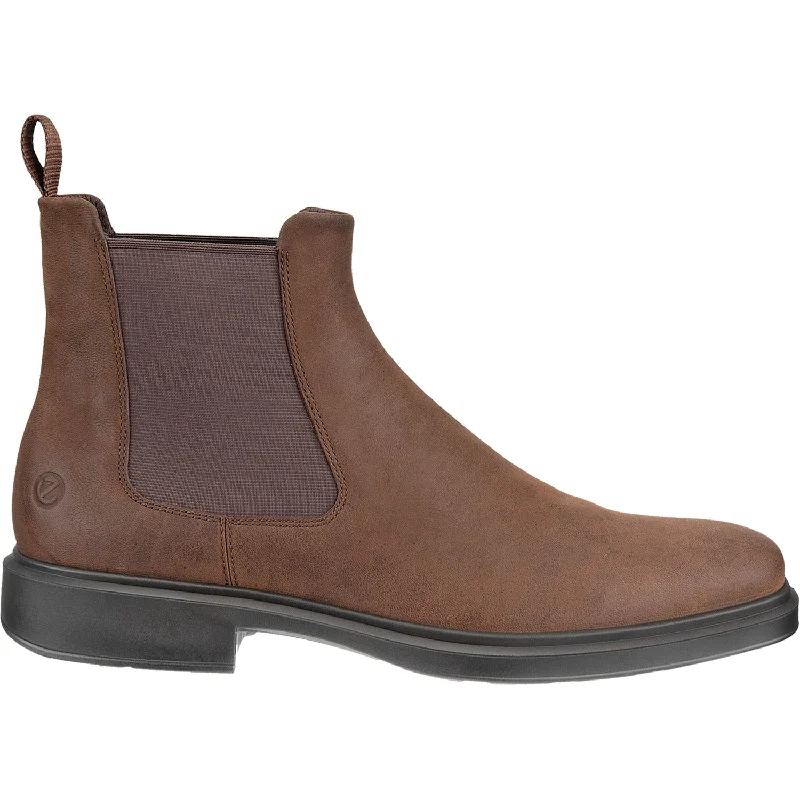 Men's Anti-Slip Shoes Men's Ecco Helsinki 2.0 Chelsea Potting Soil Nubuck