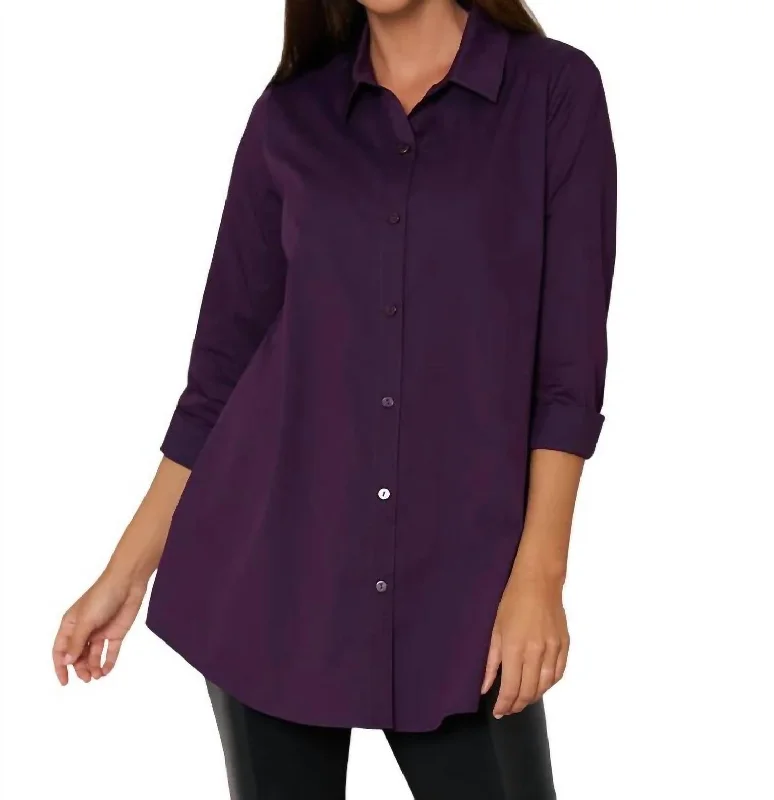 Fashion-forward Women's Wear Prime Time Tunic In Amethyst