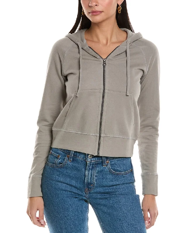 Unique Women's Fashion Pieces James Perse French Terry Zip Hoodie