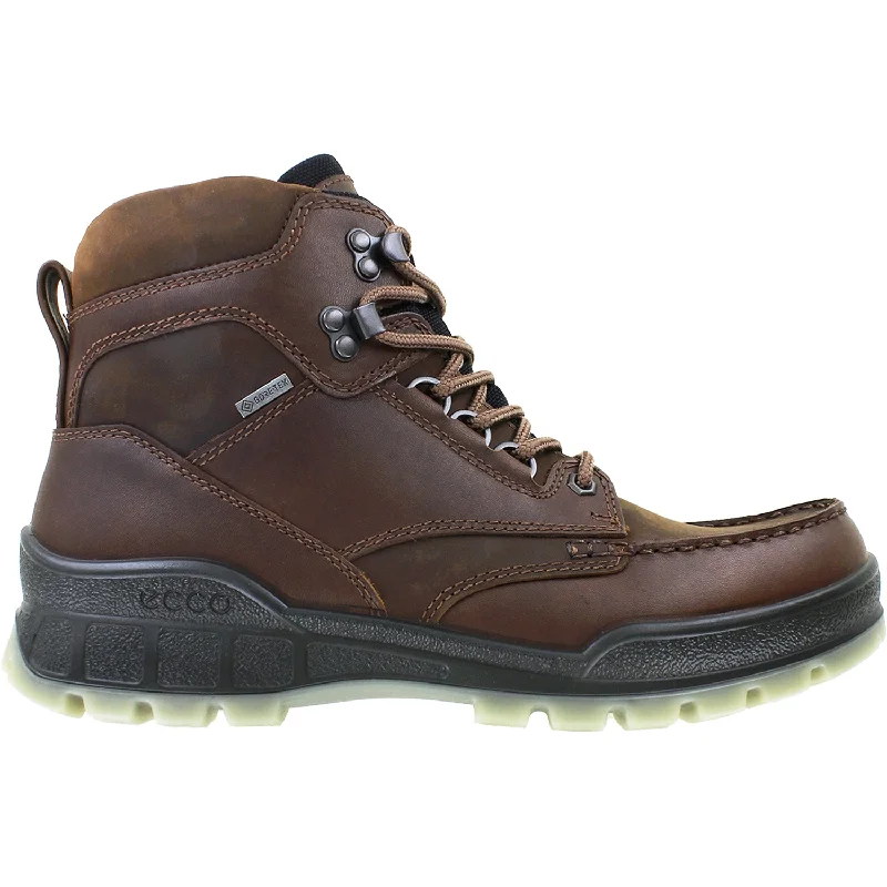 Men's Breathable Shoes Men's Ecco Track 25 High GTX Bison Leather/Nubuck