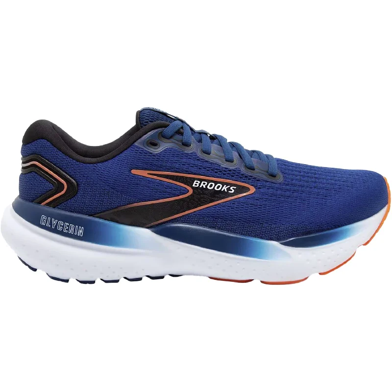 Elegant Shoes For Formal Events Men's Brooks Glycerin 21 Blue Opal/Black/Nasturtium Elegant Shoes For Formal Events Men's Brooks Glycerin 21 Blue Opal/Black/Nasturtium