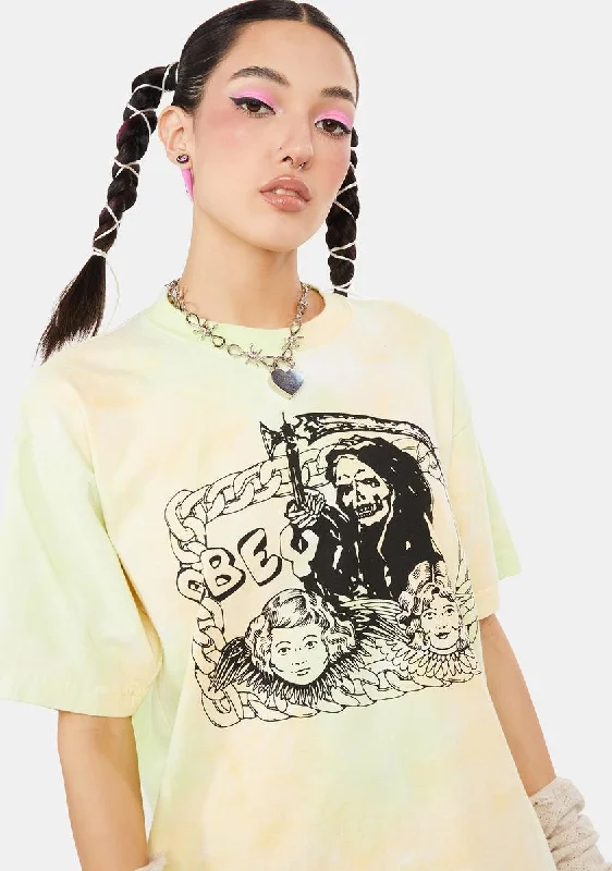 Women's Street Style Casual Wear The Afterlife Graphic Tee