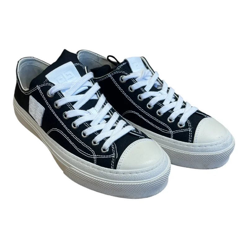 Men's Durable Boots GIVENCHY/Low-Sneakers/EU 40/Cotton/BLK/CITY LOW SNEAKERS IN B&W