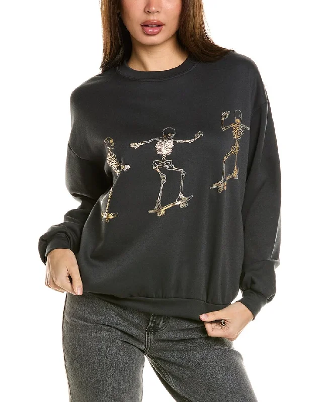 Charming Women's Outfit For Special Occasions Project Social T Skeleton Skate Sweatshirt