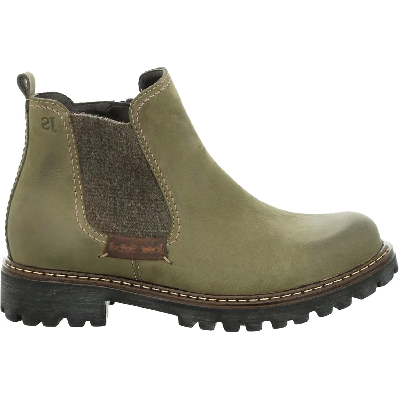 Men's Cushioned Boots Women's Josef Seibel Marta 03 Olive Leather