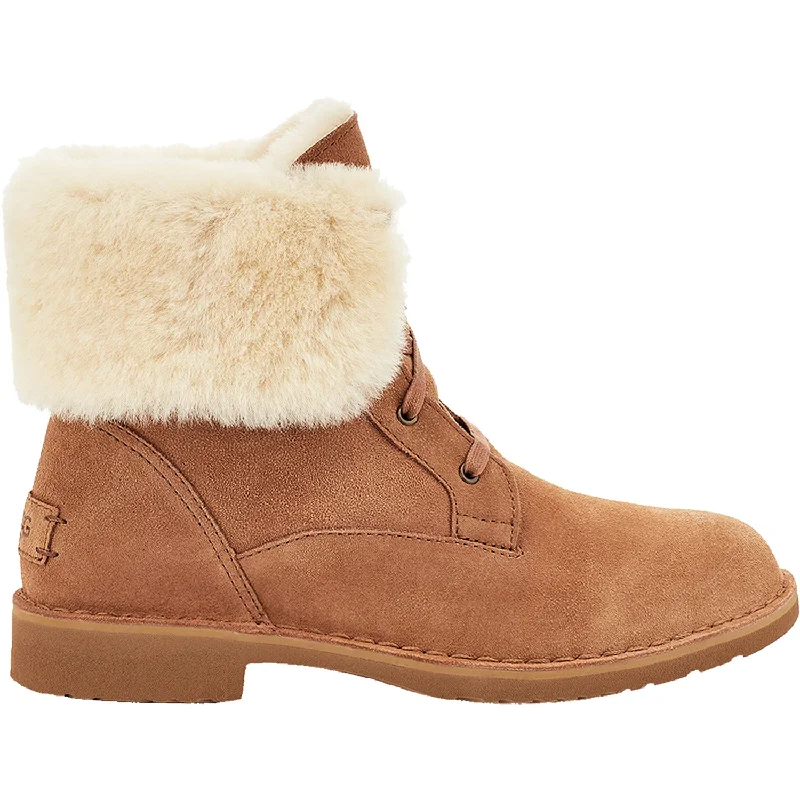Men's Handcrafted Shoes Women's UGG Weylyn Chestnut Suede