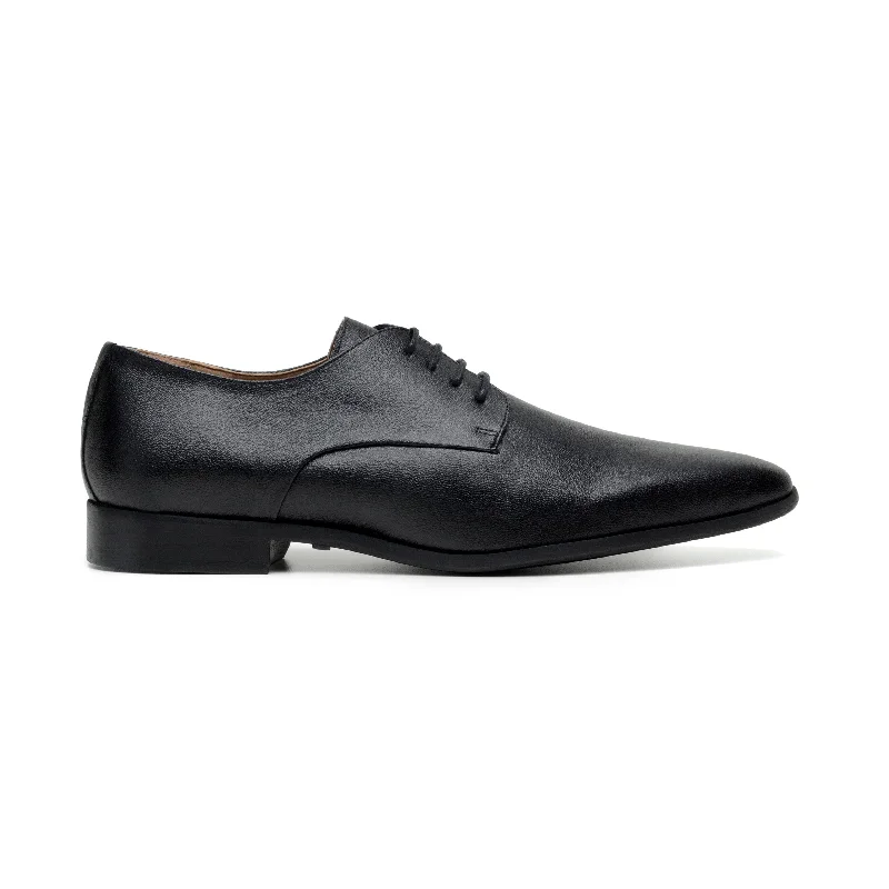 Men's Sporty Shoes 'Nero' Men's corn-leather 🌽 Derby shoe by Zette Shoes - matte black Men's Sporty Shoes 'Nero' Men's corn-leather 🌽 Derby shoe by Zette Shoes - matte black