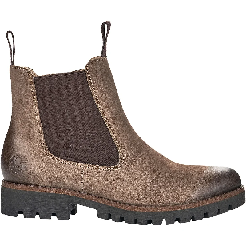 Men's Ultra-Light Shoes Women's Rieker 78578-25 Payton Mud Brown Leather