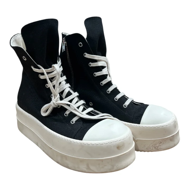 Men's Ultra-Light Boots RICK OWENS DRKSHDW/Hi-Sneakers/EU 45/Cotton/BLK/Platform Sneakers