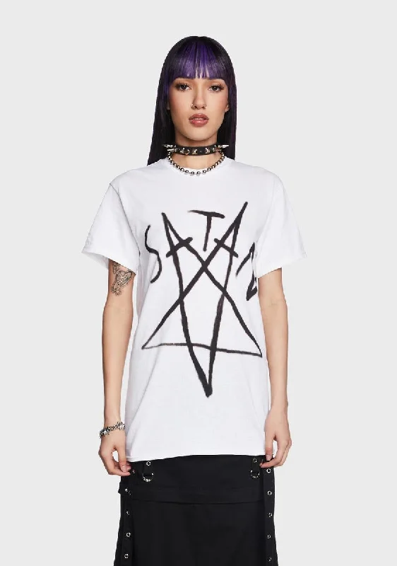 Women's Clothing Brands Satan Graphic Tee