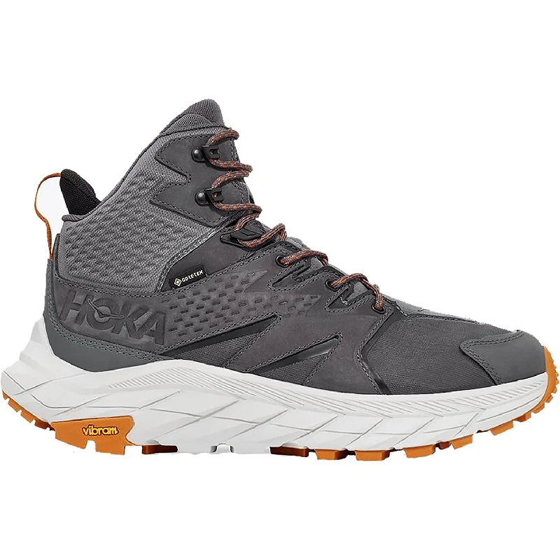 Men's Casual Shoes Men's Hoka One One Anacapa Mid GTX Castlerock/Harbor Mist Nubuck
