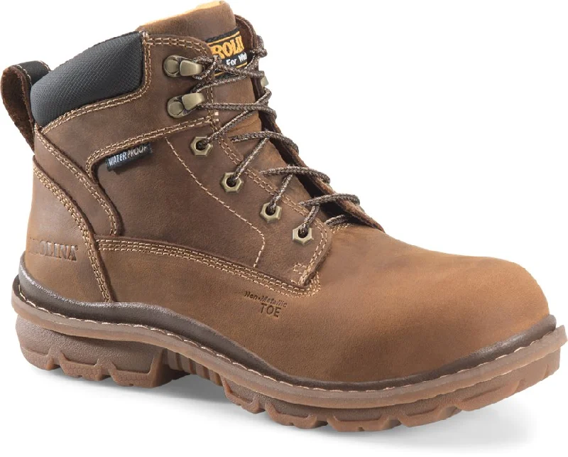 Men's Anti-Slip Boots Carolina CA3558 Dormite 6" Composite Toe Work Boots