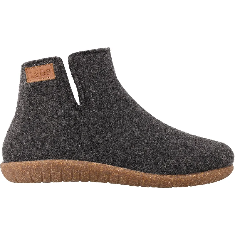 Men's Casual Shoes Unisex Taos Good Wool Charcoal Wool