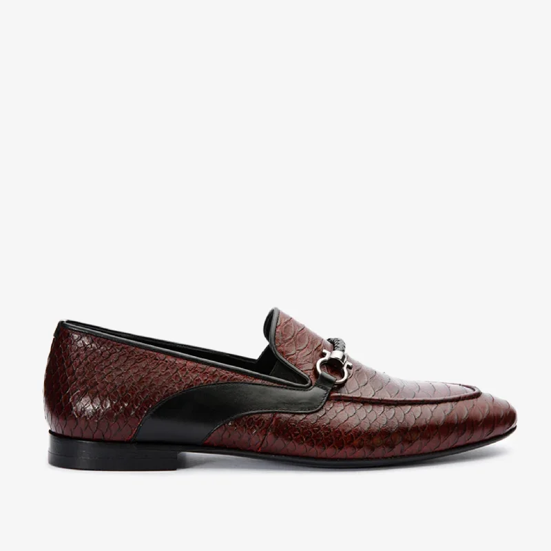 Men's All-Day Wear Shoes The Milano Burgundy Shoe Bit Loafer Men Shoe