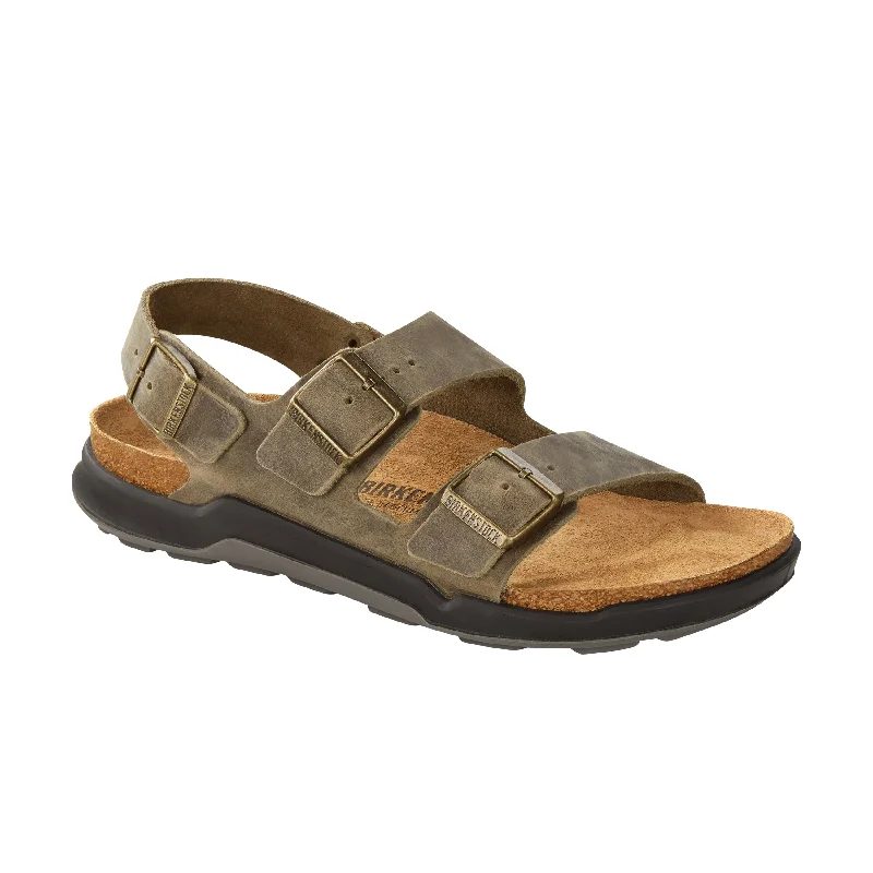 Clearance Sale On Trendy Footwear While Supplies Last Milano Cross Town Arctic Faded Khaki Oiled Leather