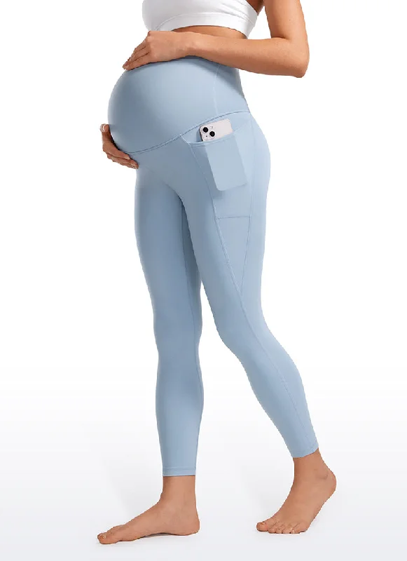 Women's Attire Butterluxe Maternity Leggings with Pockets 25"