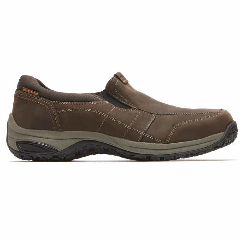 Men's Durable Boots Dunham Men's Litchfield Slip On Ludlow Brown D