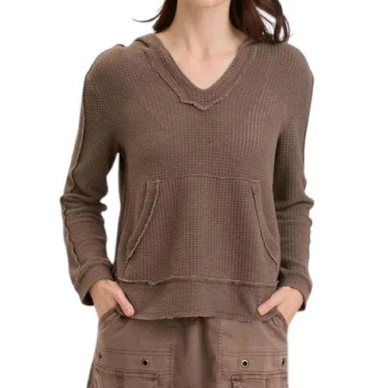 Women's Evening Outfit Zuriel Hoodie In Brown