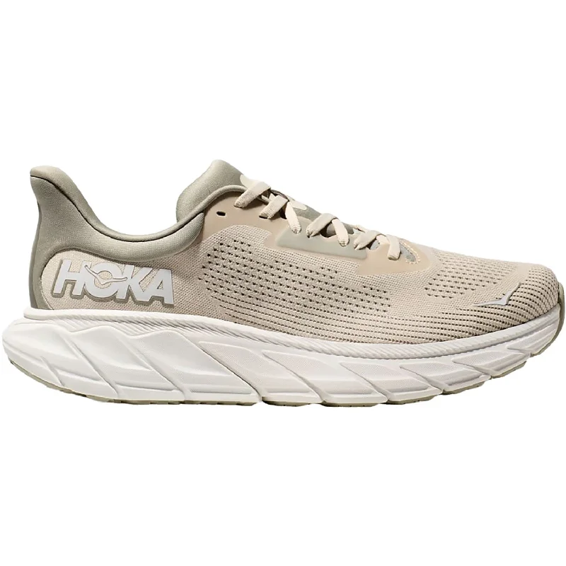 Men's Adaptive Fit Boots Men's Hoka Arahi 7 Oat Milk/Barley Mesh