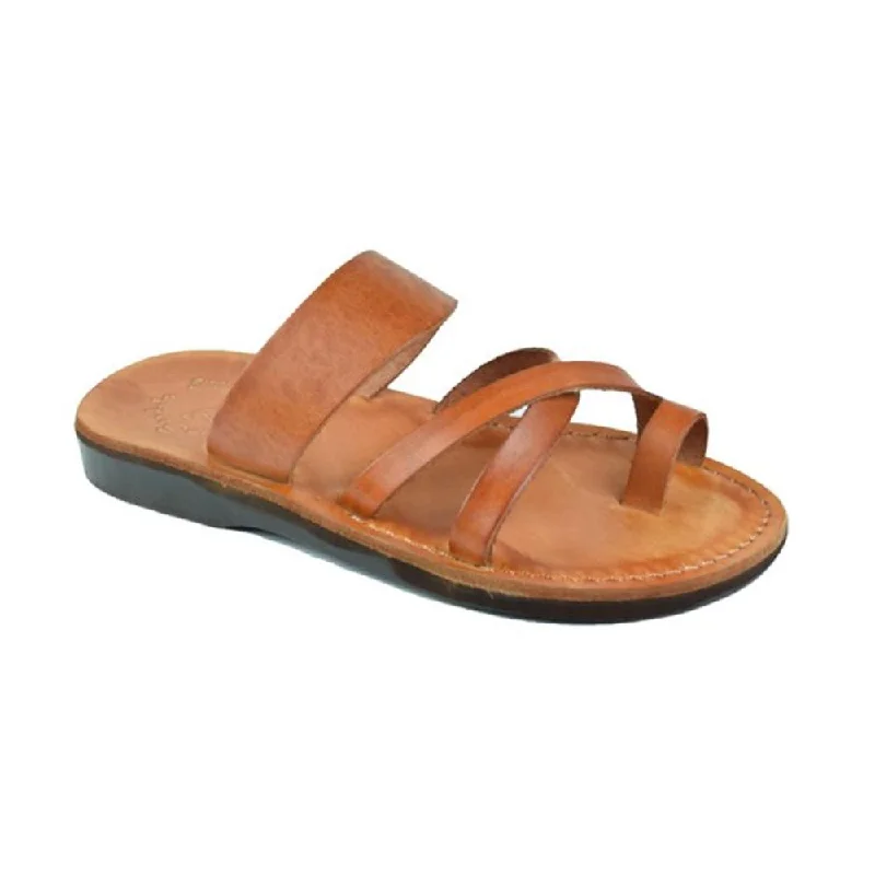 Men's Energy-Return Shoes The Good Shepherd - Leather Toe Loop Slide | Honey