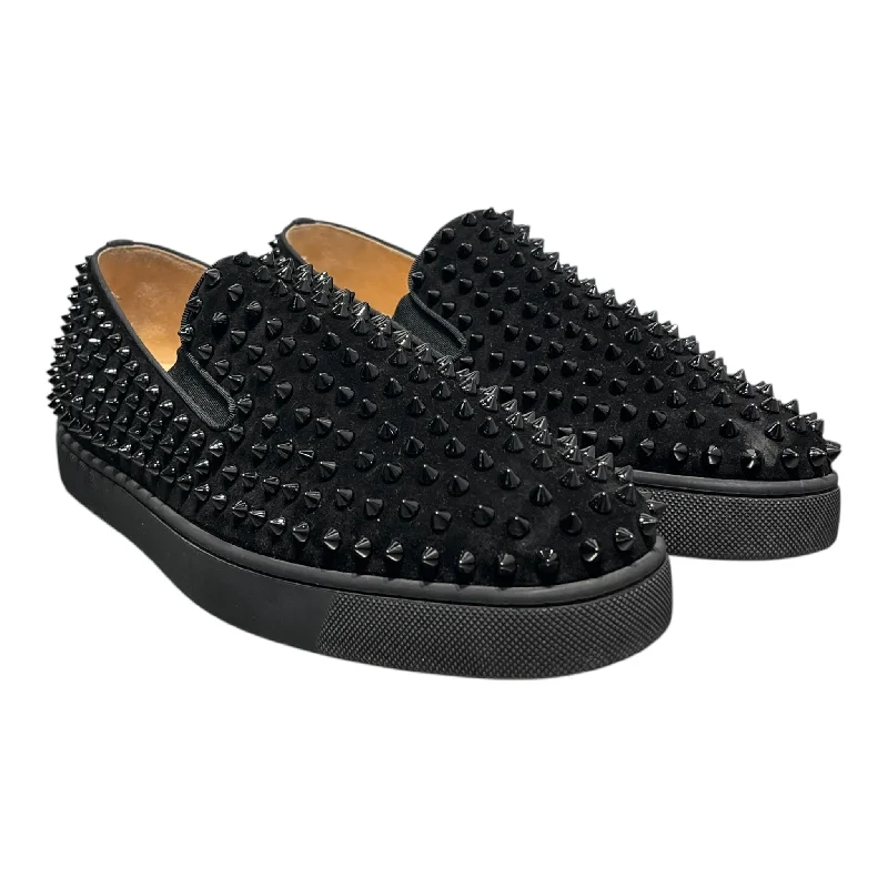 Men's Versatile Shoes Christian Louboutin/Low-Sneakers/US 12/Suede/BLK/