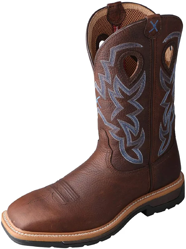 Men's Fashionable Boots Twisted X Men's Steel Toe Western Work Boot