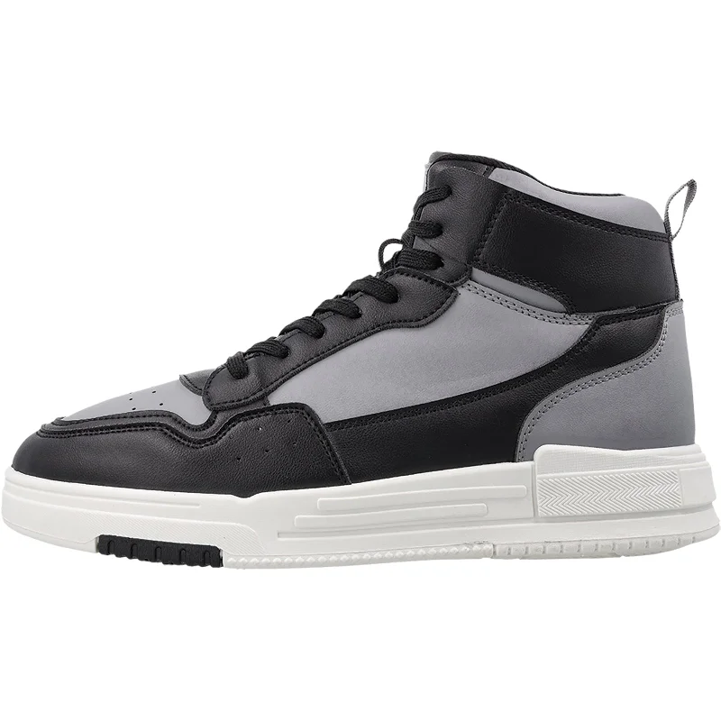 Men's Adaptive Fit Shoes Men's High Top Sports Sneakers - WY3470 Black
